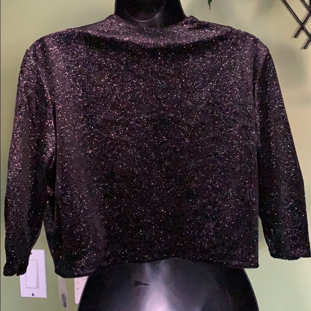 Perceptions Petite Cropped Sweater - image 6